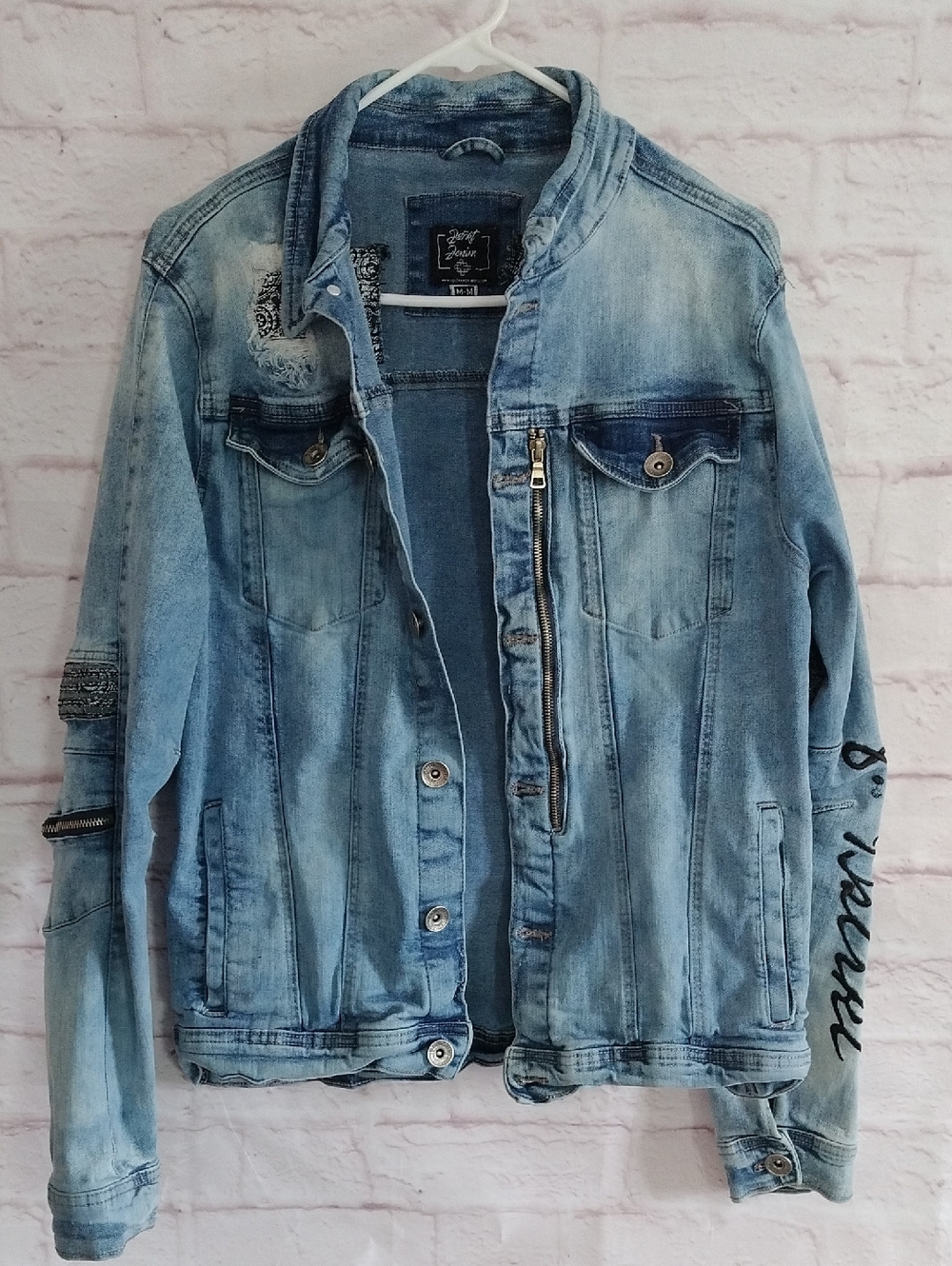 District Light Blue Washed Denim Jacket